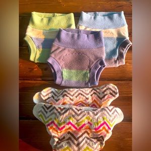 Wool Soaker Reusable Diaper Lot
